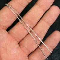 Gem avenue italijanski sterling srebrni čvrst Bo Link 20 lanac ogrlica