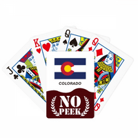 Profil američke države zastava Colorado Peek Poker igračka karta Privatna igra
