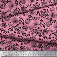 Soimoi pamuk poplin tkaninski umjetnički listovi ispisa šivaći šivanje tkanine širom