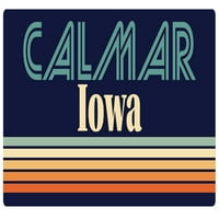 Calmar Iowa Vinyl naljepnica za naljepnicu Retro dizajn