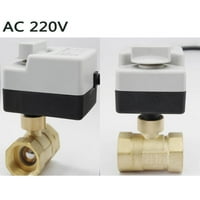 Mesingani električni kuglični ventil dvosmjerni električni ventil električni aktuator AC220V