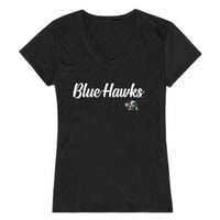 Dickinson State University Blue Hawks Womens Script majica Tee