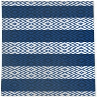Plavi vanjski tepih Kavka dizajna