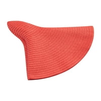 Eyicmarn ženska slamna šešir čvrsta boja Dome Veliki široki obruč Sklopivi dizajn zaštita od sunca na