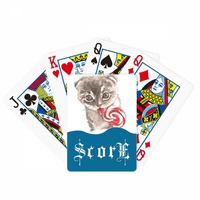 Little Cat Lollipop akvarel akvalizore za životinje Poker igračka karta Inde