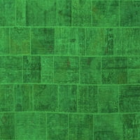 Ahgly Company u zatvorenom pravokutniku Patchwork Green Transicijske prostirke, 7 '9 '