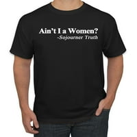 Crna feminizam nije ja ženam Sojourner istine muške grafičke majice, Heather Grey, 5xl