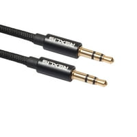 Kabel za priključak za automobilski link za slušalice uštedjeli su sa žicom AU audio kabel za tkaninu
