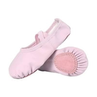 Dynadans mekane kožne baletne cipele sa trakama za toddler