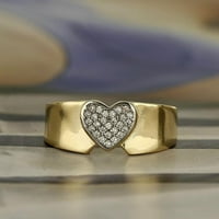 Angažman okrugli rez Zirkoni Žene vjenčani prstenovi Nakit za žene za žene Puni dijamantski dame prstenje