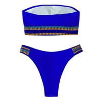 Giligiliso Clearsance kupaći odijela za žene dame modne čvrste boje Udobne labave kupaćim kostimu, ležerna