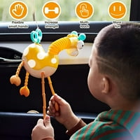 Silikon Vucting String Activity Toy Beby Sentory igračke za hranu, igračka žirafa sa uvijanjem sa zavojnim