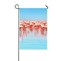 Flamingo ptica zastava za zastavu Vrt na otvorenom