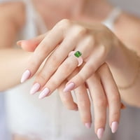 Wozhidaoke prstenovi za žene Slatka smola umetnuta prsten vintage šareno akrilni prsten za akril za
