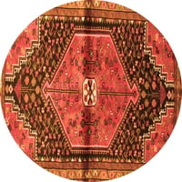 Ahgly Company u zatvorenom okrugu Perzijske narandžaste tradicionalne prostirke, 8 'krug