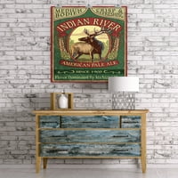Indijska rijeka, Michigan, Elk Pale Ale Vintage znak