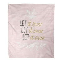 Bacite pokrivače za ruku zimsku modernu na ružičastu skandinavsku i elegantnu slova, pustite ga za toplu