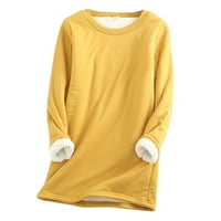 Vintage Dukserice Žene s dugim rukavima Prevelike verene košulje odbojkaške košulje za žene Topla pulover