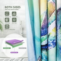 3D tuš za zavjese Cvijeće za zavjese za kupaonicu sa kukama Vodootporni otisak 180x poliesterski tkanini