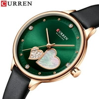 Ženski satovi Top brend luksuzni kvarcni kožni ručni sat elegantan stil tanki sat srca šarmantni sat