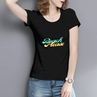 Mekana i udobna ženska majica - smiješni slogan grafički vrh za dnevnu i slobodno vrijeme