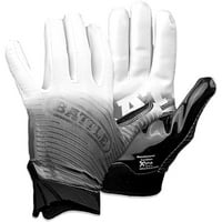Battle Sports Odraženi gradijentni domni fudbalske rukavice - srednje crno bijelo