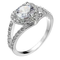 Prstenovi za žensko angažman u obliku srca personalizirani princeze dijamantni prsten cirkonskih ženskih