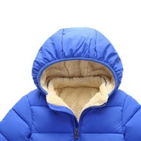 Lovebay 1-6T Dječji dječji dječaka Dječak Dječak Jakna Objavljene jakna Fleece obložen zimskim kaputom