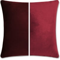 Jastuk od 26 26 - AZ Maroon: Društveno. Luksuzan premium dolje jastuk od perja sa obrnim poklopcem Microsuede