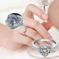 Veleprodaja Kiplyki Exquisite Srčani prsten za žene Angažovanje vjenčanog nakita poklon