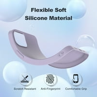 Kompatibilan sa iPhone Plus Pro MA Case Slim tekući silikon Potpuno natkriveno mekog gel gumenog futrola