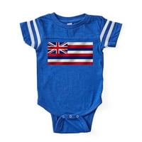Cafepress - Havaii State Flag - Slatka novorođenčad bebi fudbal bodi