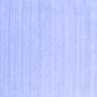Ahgly Company Machine Persibles Indoor Rectangle Sažetak Plava prostirke savremene površine, 5 '8'
