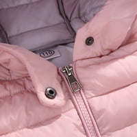 Zimske kapute za djecu sa kapuljačom laganom puffer jakna za djevojčice dječje dječje novorođenčad Toddler