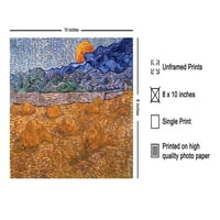 Classic Van Gogh Poster - Vintage Impresionism Print - Unfamed Wall Art - Poklon za umjetnika, slikar