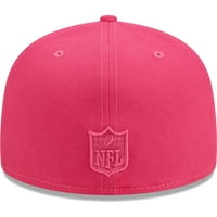 Muška nova Era Pink Minnesota Vikings Color 59Fifty ugrađeni šešir