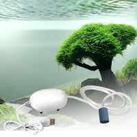 Petequip prijenosni riblje pumpa za vodu mirna akvarijska kisika Zrak USB punjenje punjača hidroponike