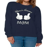 Neugodni stilovi ženske najveće mame grafičke duksere na vrhu majica majčina majica