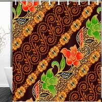 Prekrasne batik teksture ljepota uzorka za zavjese za tuširanje