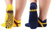 Joga čarape parovi jesenski zimski joga čarape žene silikonske neklizajuće čarape pamučne čarape za