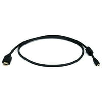 Mono brzi HDMI kabel - stopala - crna