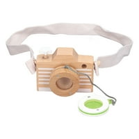 Drvena kamera Drvena igračka za igračka mini drvena kamera prijenosna drvena kamera igračka za igračku
