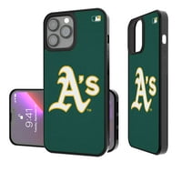 Oakland Atletics iPhone Solid Design Bump Case