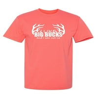 Veliki Bucks sarcastic humor grafički poklon za muške novitete Funny majica