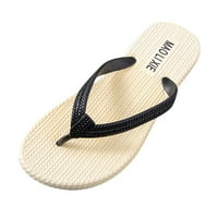 Ženske sandale na plaži donje plosnati flop sandala PVC crna 39