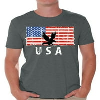 Awkward Styles Eagle majica Veteran majica Veteran muns majica Veteran majica za muškarce Američka zastava