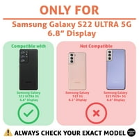 Talksel Ta Slim Telefon kompatibilan za Samsung Galaxy S Ultra 5g, zastava Tajland Print, tanka svjetla,