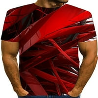 Niveer muškarci Osnovne geometrijske majice Muški baggy tee kratki rukav Radna majica Crta Ležerne prilike