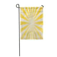 Žuti kolor divergentni zraci Simulacija stara ispisana okućnica za zastavu Baner zastava