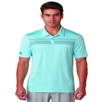 Adidas Climacool škrinja Print Polo Light Aqua Dark Slate XXL Golf majica